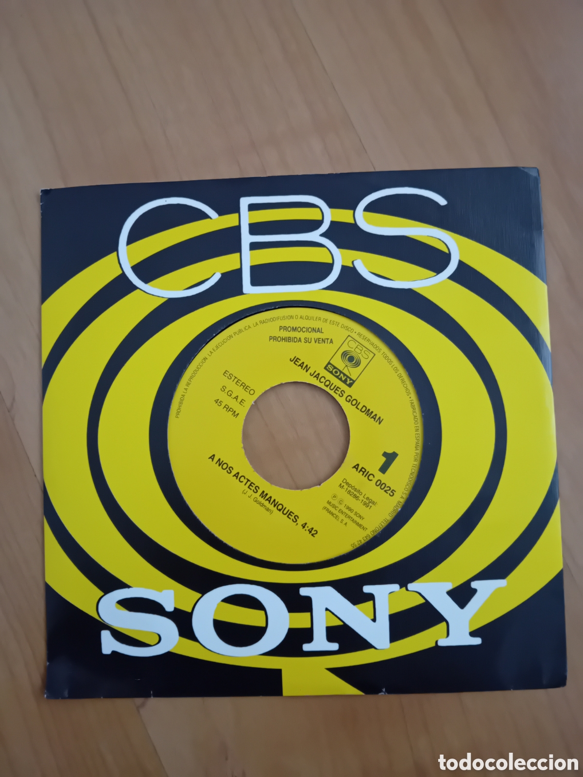 Discos de vinilo: JEAN JACQUES GOLDMAN. A NOS ACTES MANQUES - Foto 1