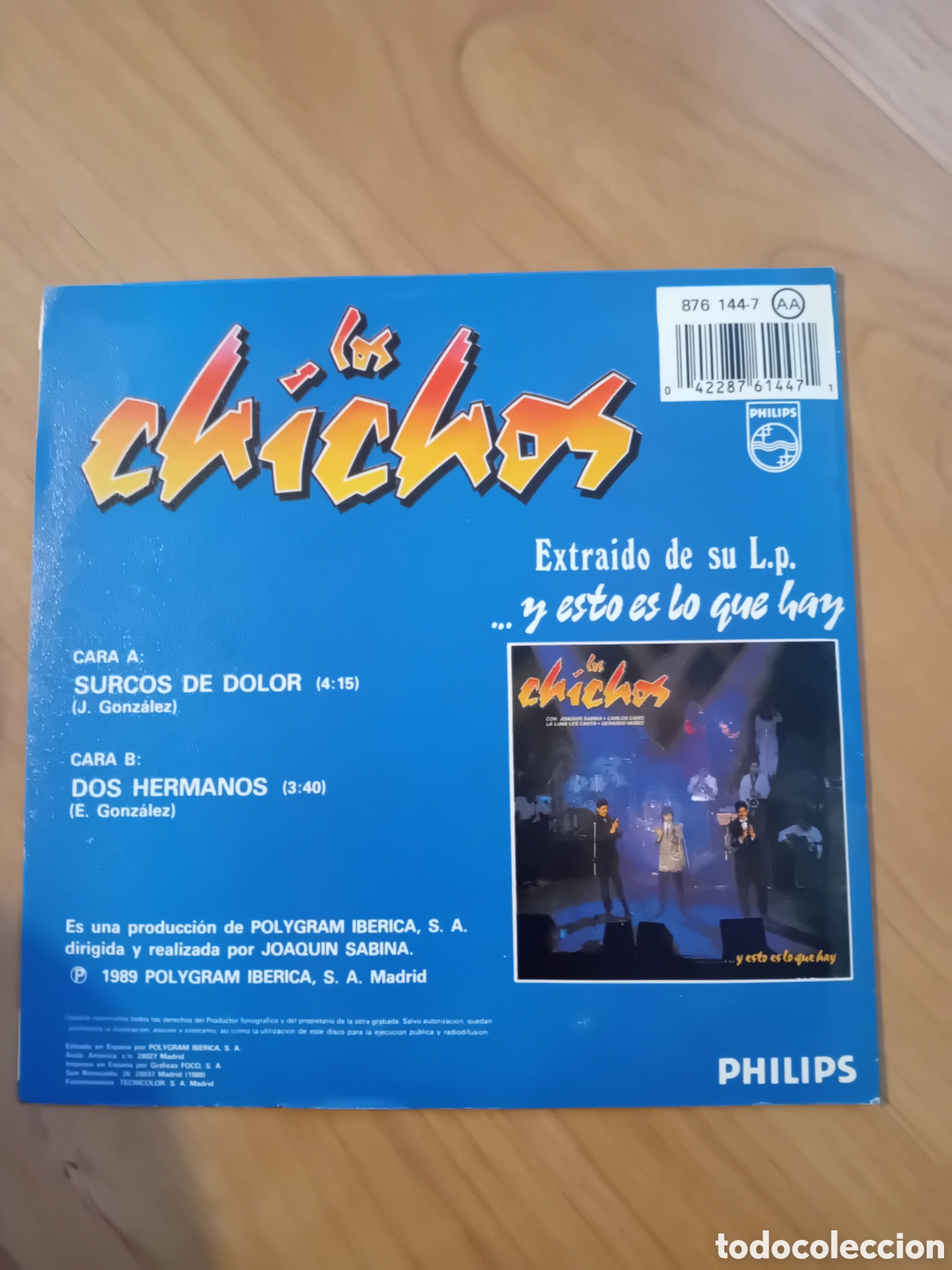 Discos de vinilo: LOS CHICHOS. SURCOS DEL DOLOR - Foto 2