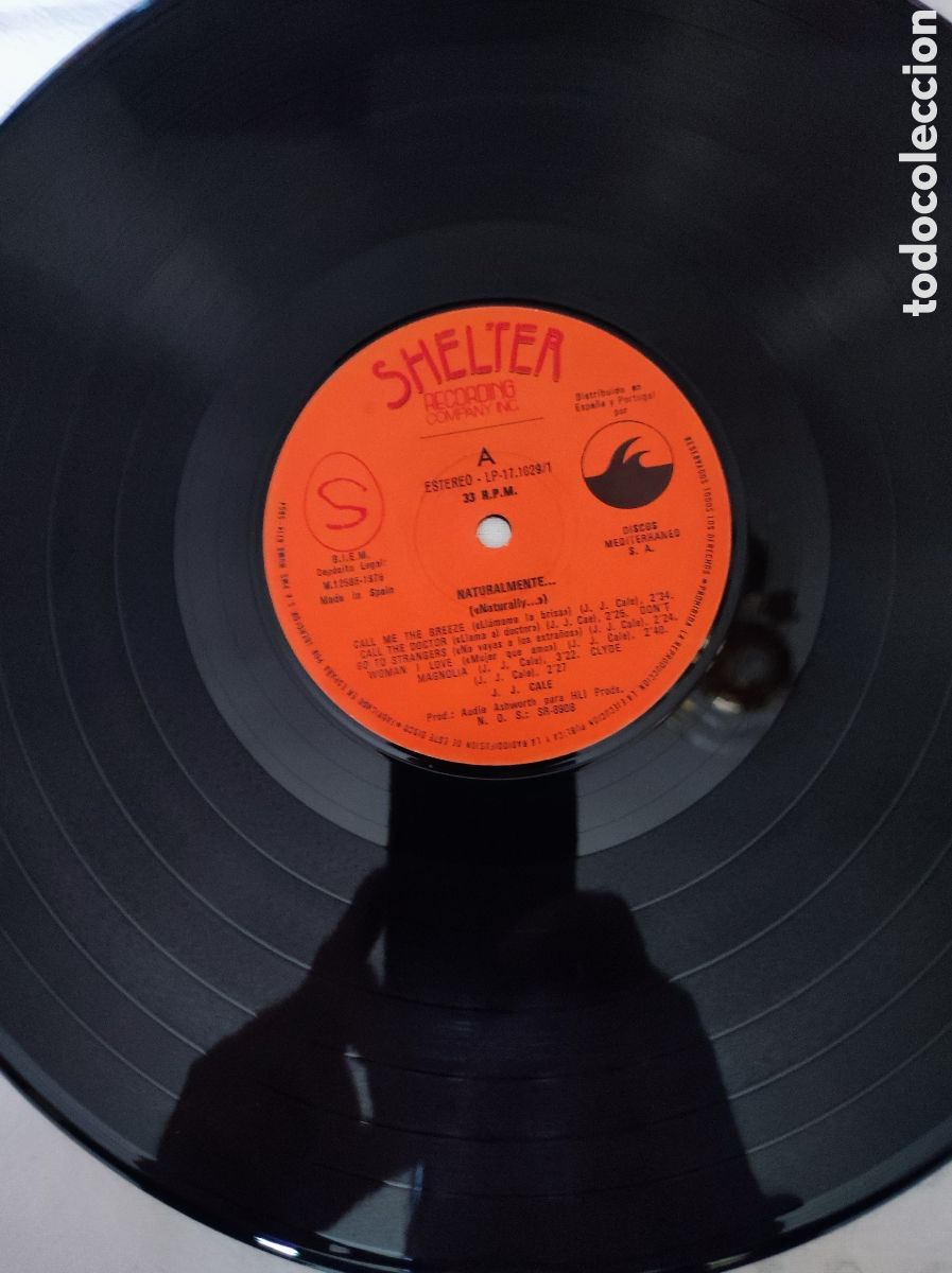 Discos de vinilo: J. J. CALE - NATURALLY - Foto 3