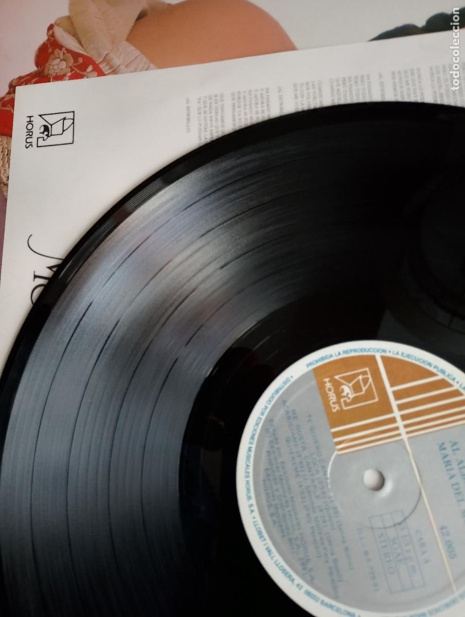 Discos de vinilo: Mar&iacute;a Del Monte &ndash; Al Alba 1991 - Foto 4
