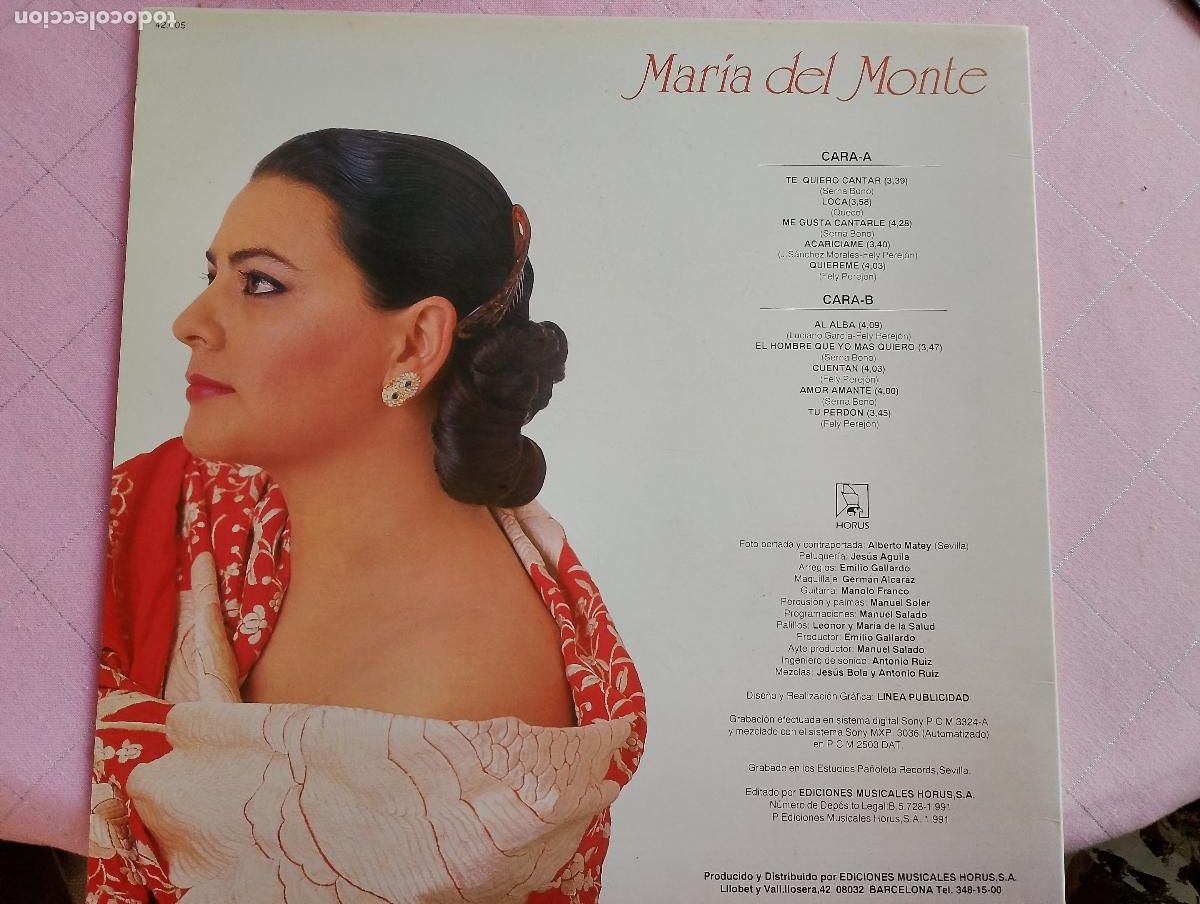 Discos de vinilo: Mar&iacute;a Del Monte &ndash; Al Alba 1991 - Foto 5