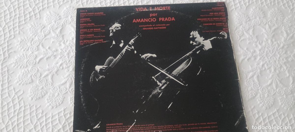 Discos de vinilo: L.P. ( vinilo) de AMANCIO PRADA a&ntilde;os 80 - Foto 2