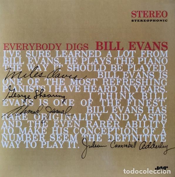 Discos de vinilo: Bill Evans &ndash; Everybody Digs Bill Evans lp - Foto 1