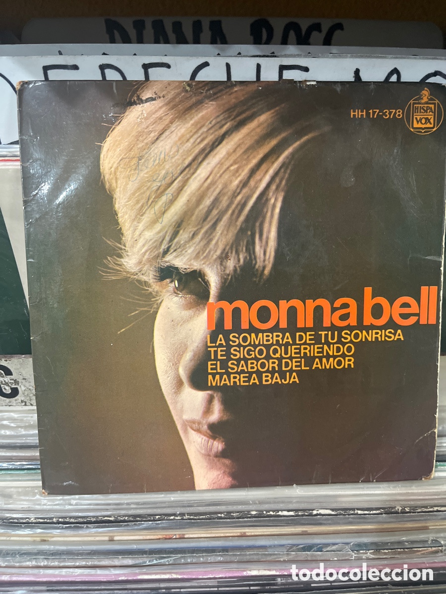 Discos de vinilo: monna bell la sombra de tu sonrisa - Foto 1