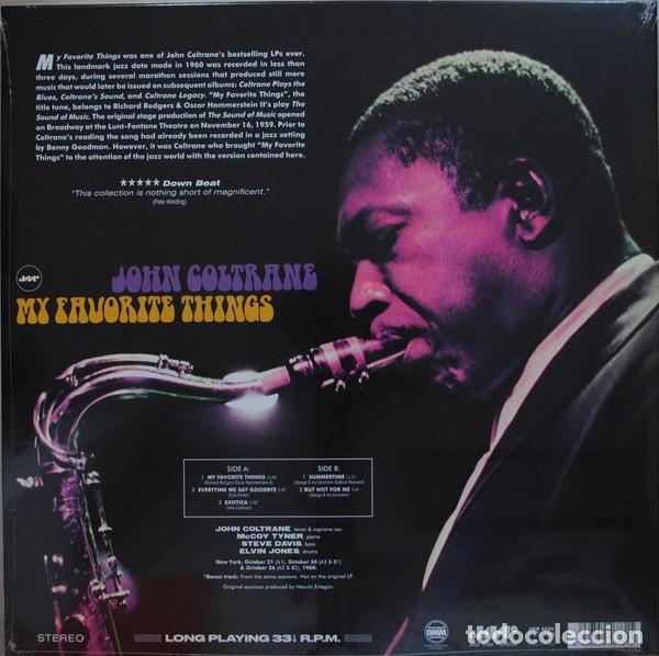 Discos de vinilo: John Coltrane &ndash; My Favorite Things lp - Foto 2