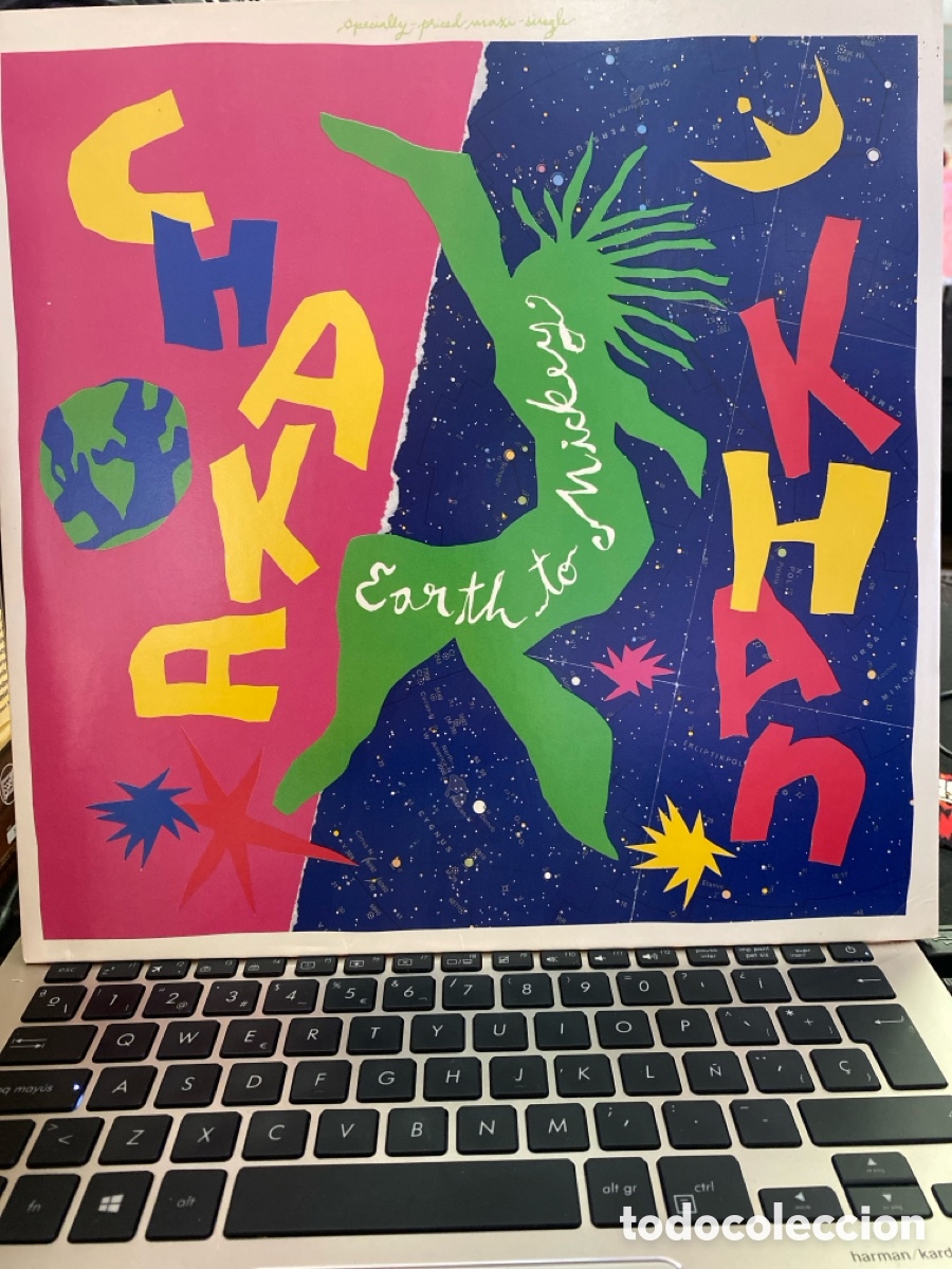 Discos de vinilo: CHAKA KHAN - EARTH TO MICKEY MAXI SINGLE - Foto 1