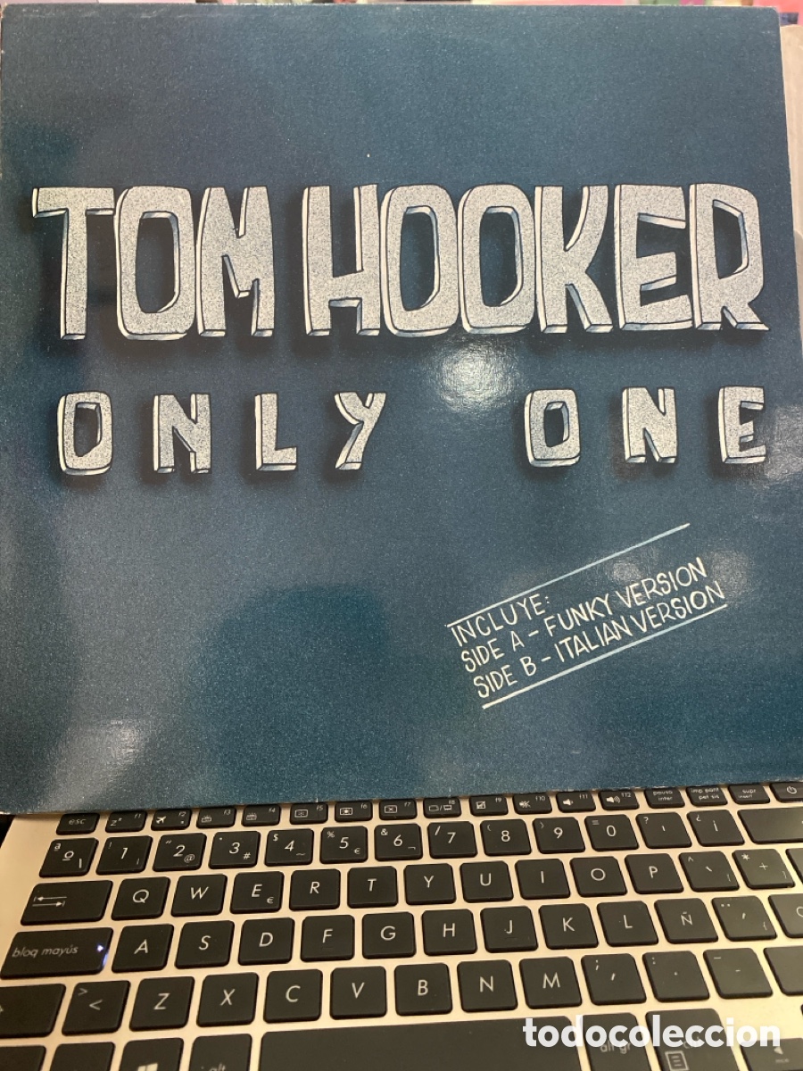 Discos de vinilo: TOM HOOKER - ONLY ONE MAXI SINGLE SPAIN - Foto 1