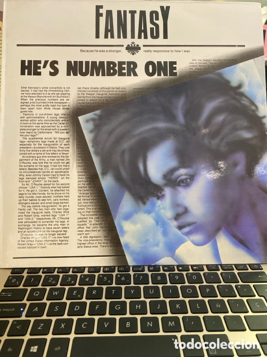 Discos de vinilo: FANTASY - HES NUMBER ONE MAXI SINGLE - Foto 1