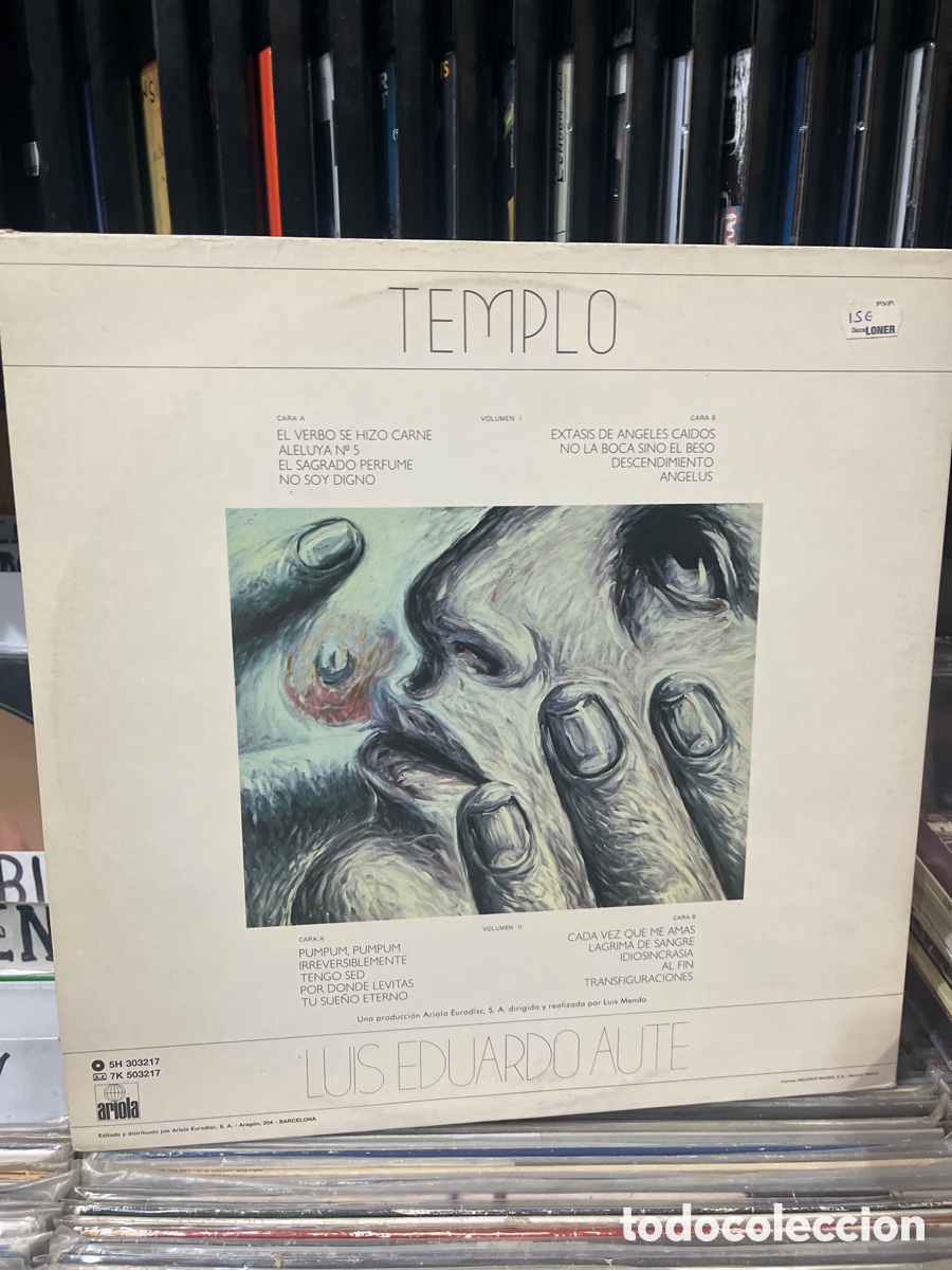Discos de vinilo: templo luis eduardo aute - Foto 2