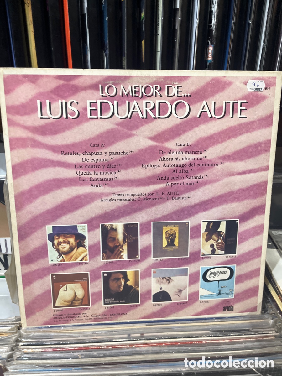 Discos de vinilo: lo mejor de luis eduardo aute - Foto 2
