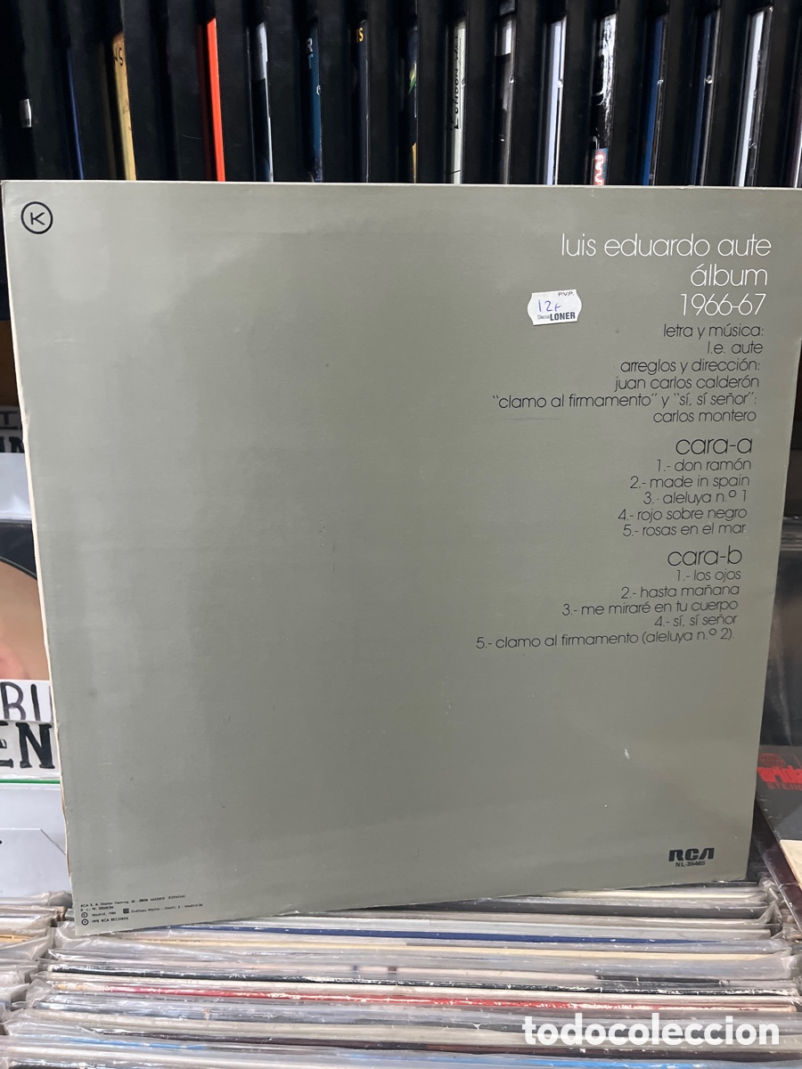 Discos de vinilo: luis eduardo aute &aacute;lbum 1966-67 - Foto 2