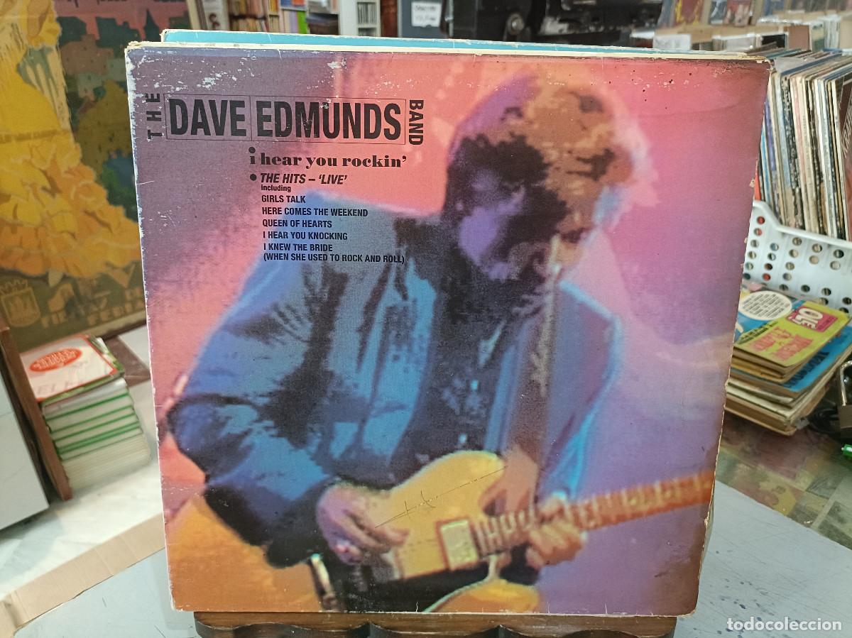 Disques de vinyle: The Dave Edmunds Band - I Hear You Rockin&acute;- LP. sello Arista 1987