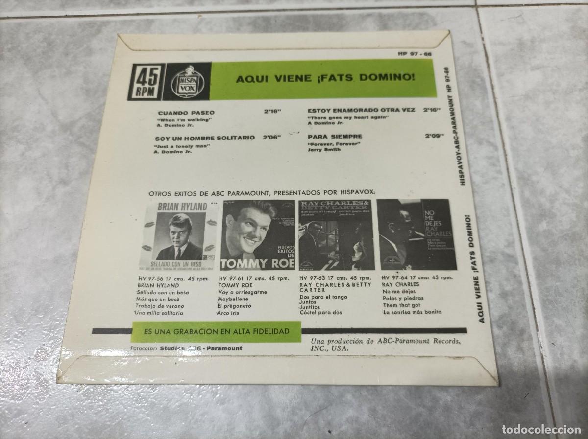 Discos de vinilo: Fast Domino ep original - Foto 2