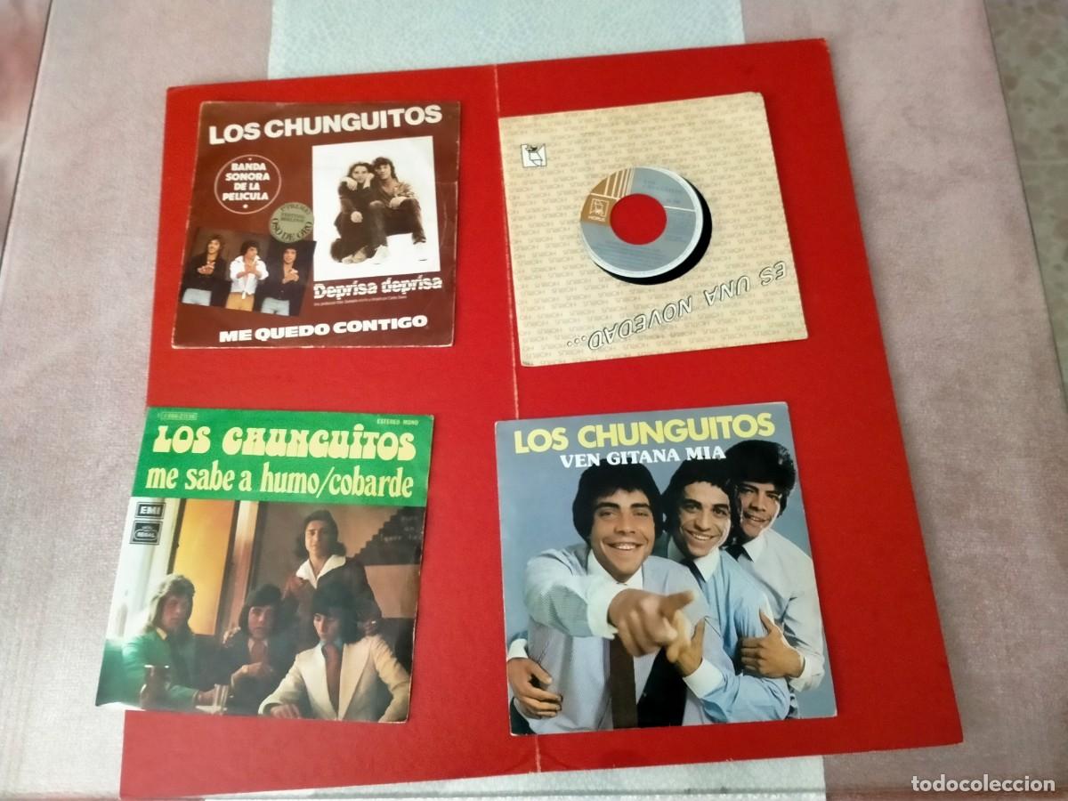 Discos de vinilo: vinilos single los chunguitos los chichos total 12 - Foto 1