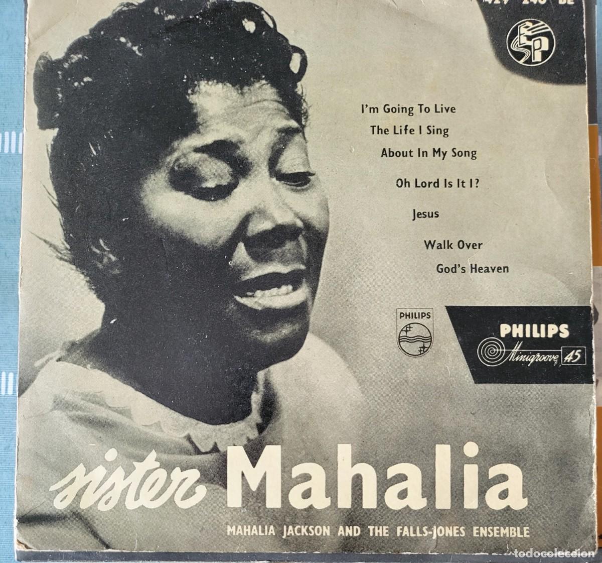 Discos de vinilo: Mahalia Jackson Ep sello Philips editado en Holanda... - Foto 1
