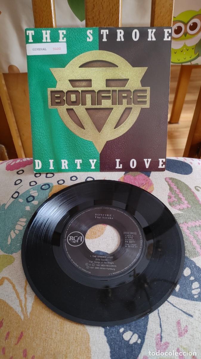 Discos de vinilo: BONFIRE-SINGLE THE STROKE - Foto 1