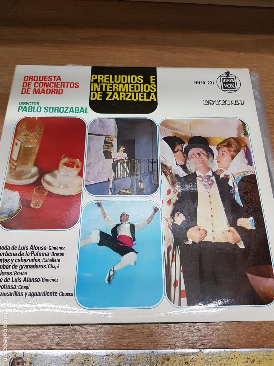 Discos de vinilo: PRELUDIOS E INTERMEDIOS DE ZARZUELA - Foto 1