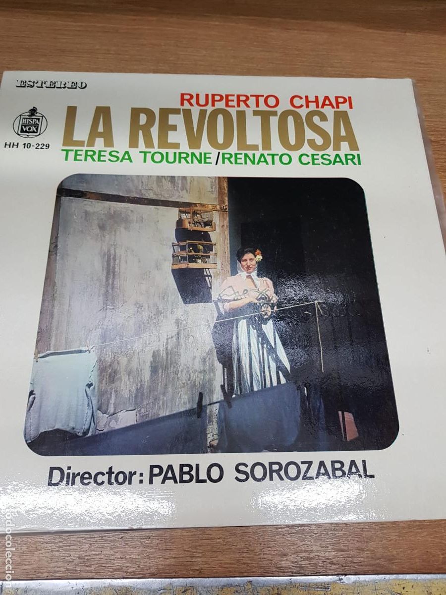 Discos de vinilo: LA REVOLTOSA-RUPERTO CHAPI - Foto 1