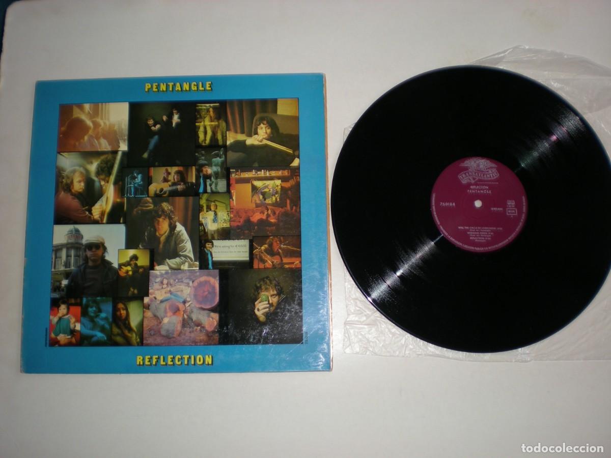 Discos de vinilo: PENTANGLE - REFLECTION - TRANSATLANTIC 75018 - ESPA&Ntilde;A 1972 - PORTADA ABIERTA - Foto 1