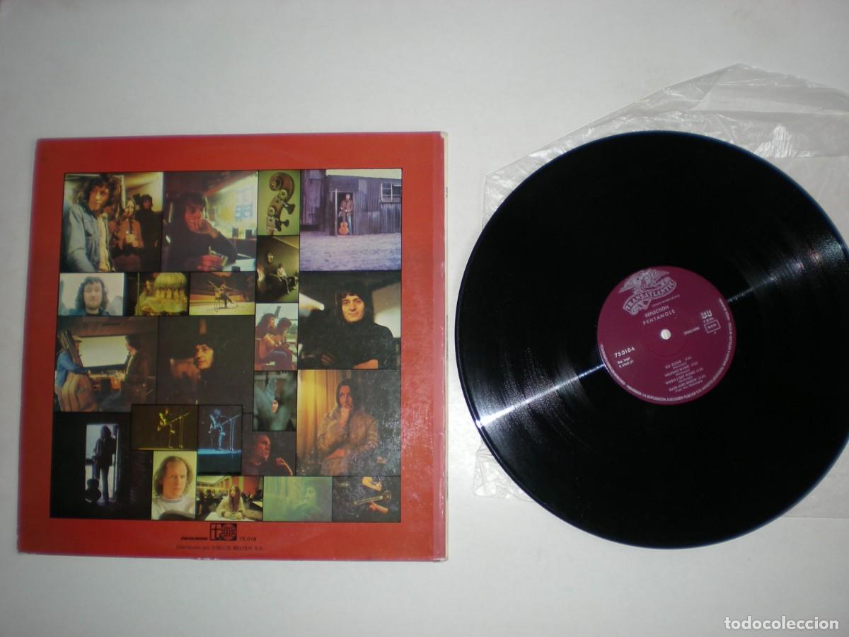 Discos de vinilo: PENTANGLE - REFLECTION - TRANSATLANTIC 75018 - ESPA&Ntilde;A 1972 - PORTADA ABIERTA - Foto 2