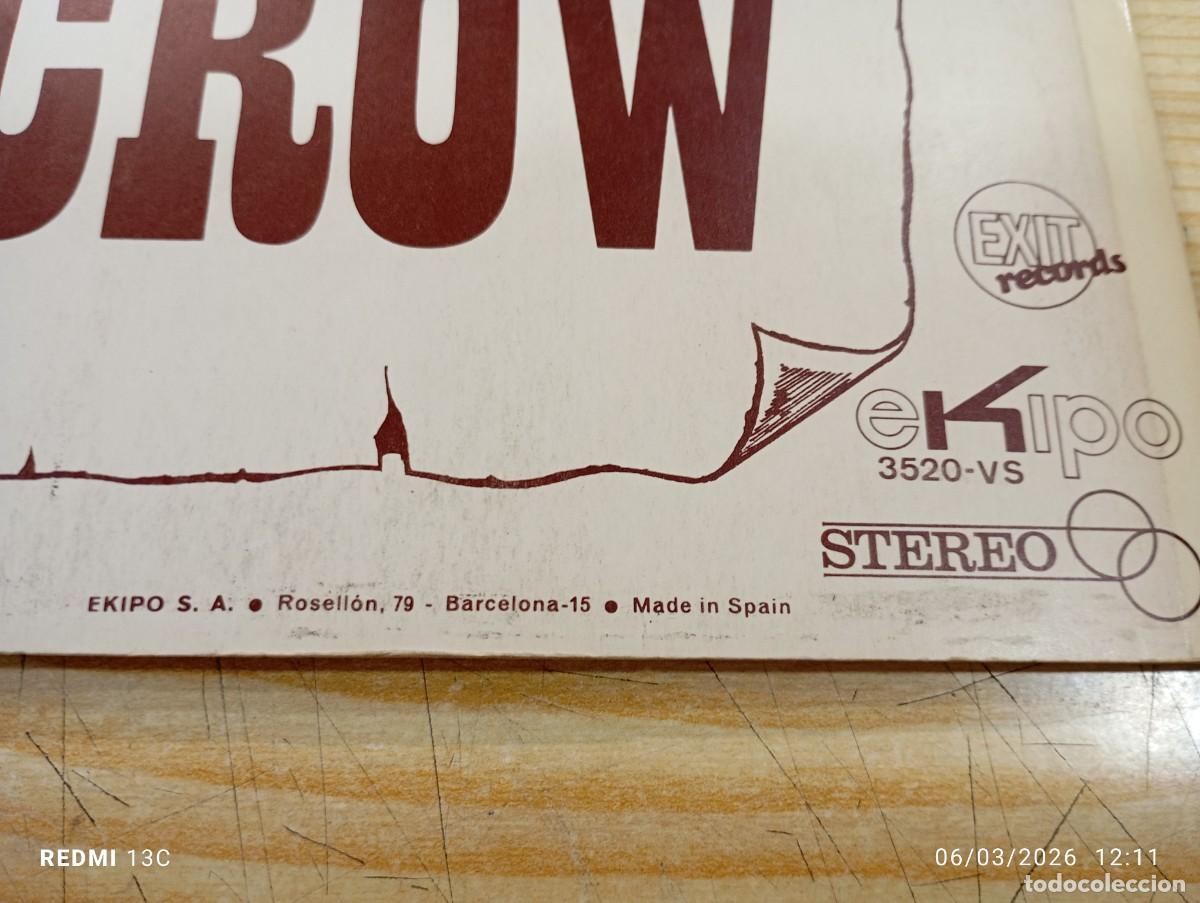 Discos de vinilo: Crow &lrm;&ndash; Slow Down - Edicion Espa&ntilde;ola 1971 Exit Recods - Foto 6