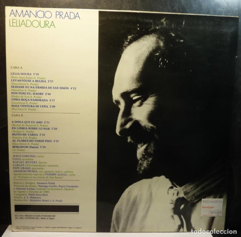 Discos de vinilo: AMANCIO PRADA // LELIADOURA // 1984 // LP - Foto 2