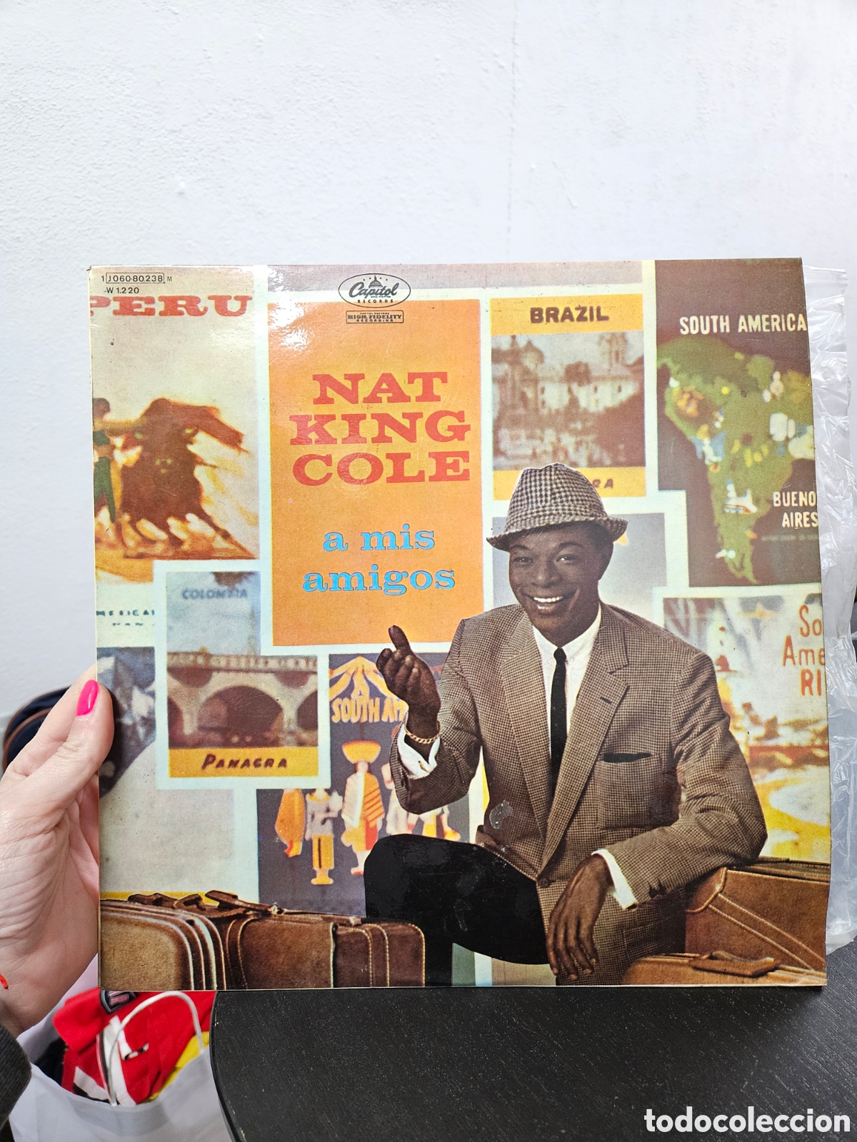 Discos de vinilo: Disco de vinilo Nat King Cole &ndash; A Mis Amigos LP - Foto 1