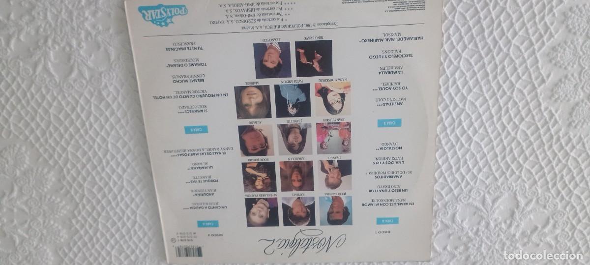Discos de vinilo: L.P. ( vinilo) -DOBLE-de varios NOSTALGIA 2 - Foto 2