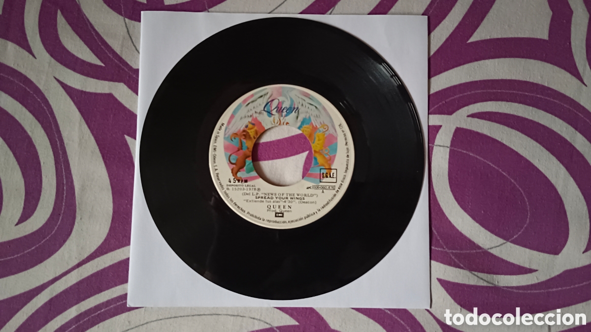 Discos de vinilo: Queen &ndash; Spread Your Wings 7&rdquo; ES - Foto 2