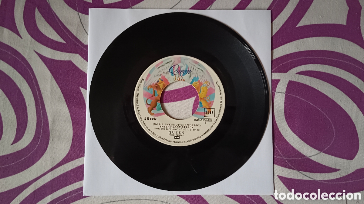 Discos de vinilo: Queen &ndash; Spread Your Wings 7&rdquo; ES - Foto 4