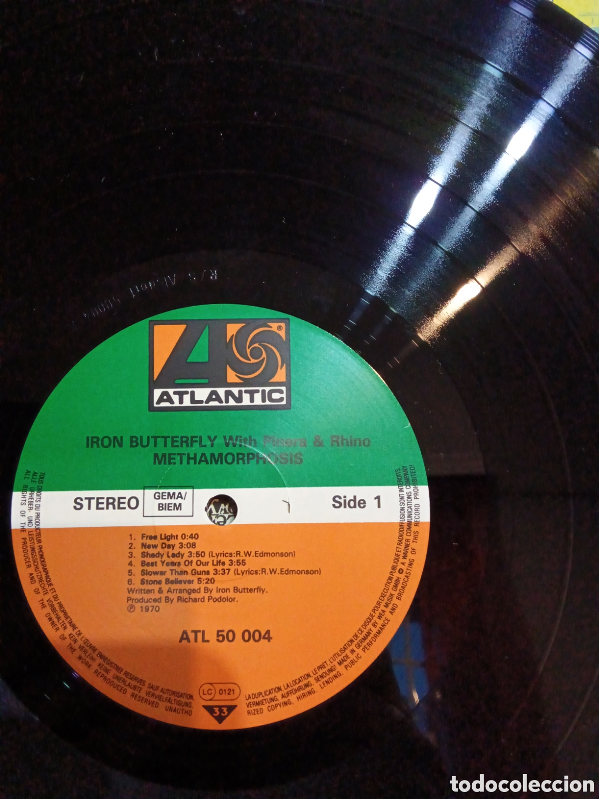 Discos de vinilo: Iron Butterfly &lrm;&ndash;Metamorphosis ///(VG++) - Foto 4