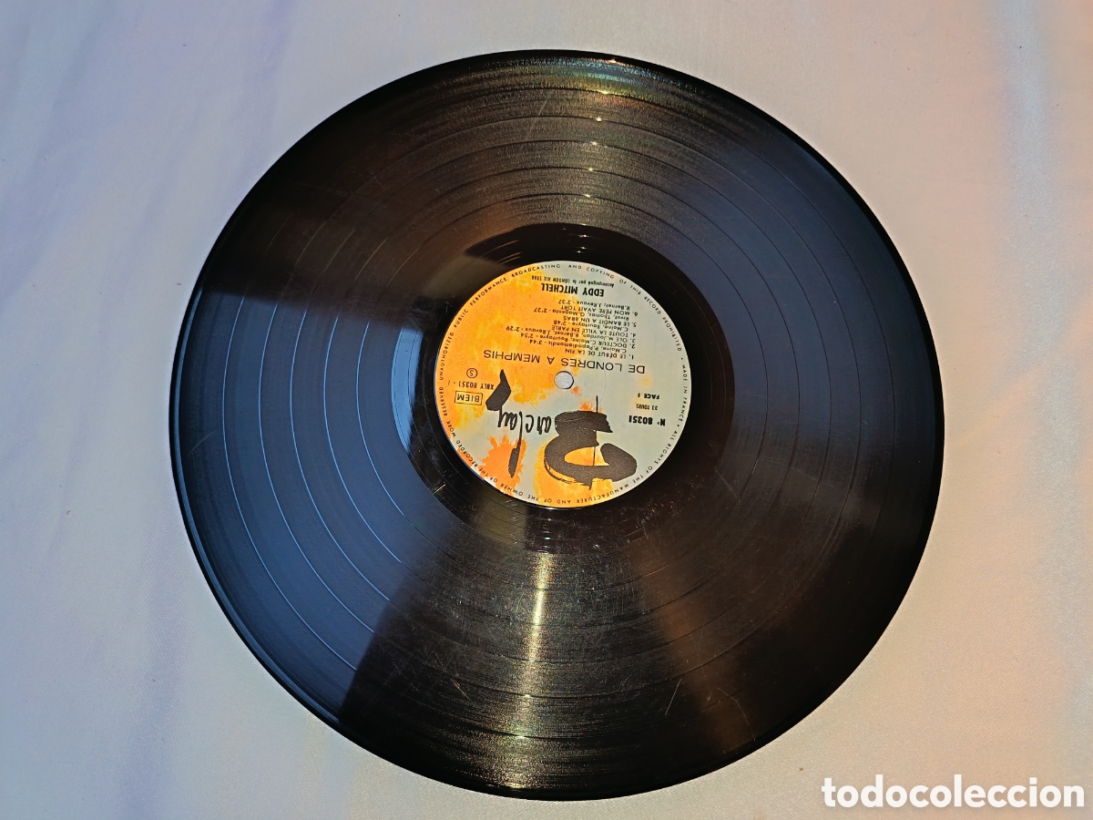 Discos de vinilo: Eddy Mitchell de Londres a Memphis - Foto 6