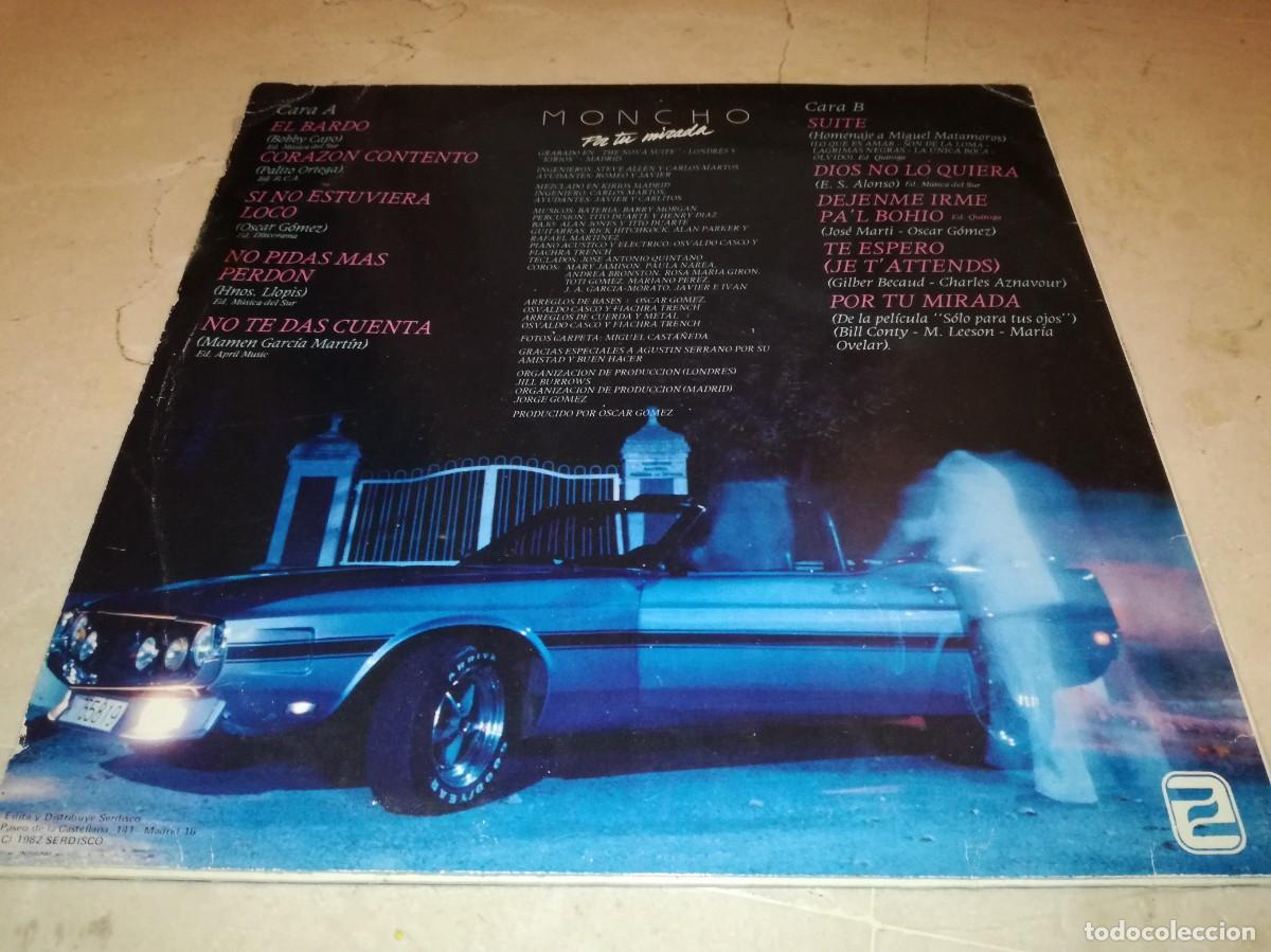 Discos de vinilo: MONCHO-POR TU MIRADA-ORIGINAL 1981 - Foto 2