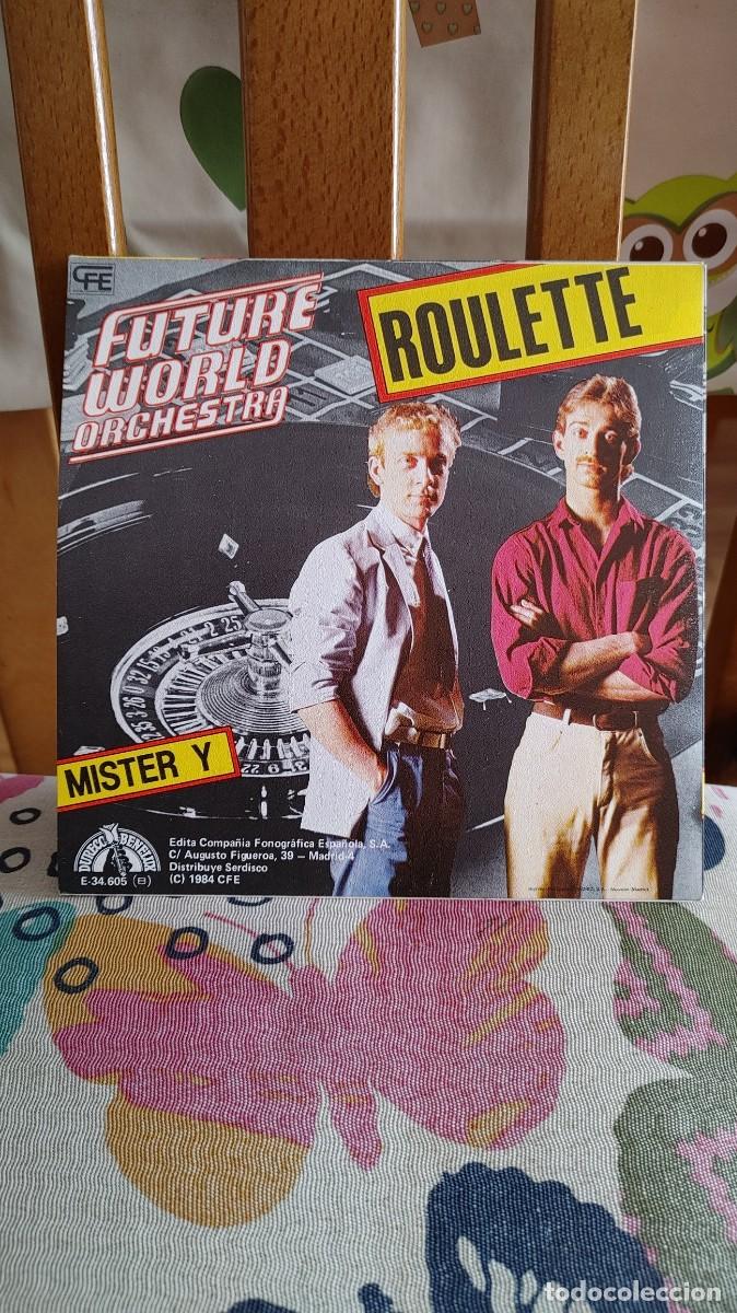 Discos de vinilo: FUTURE WORLD ORCHESTRA-SINGLE ROULETTE-NUEVO - Foto 2
