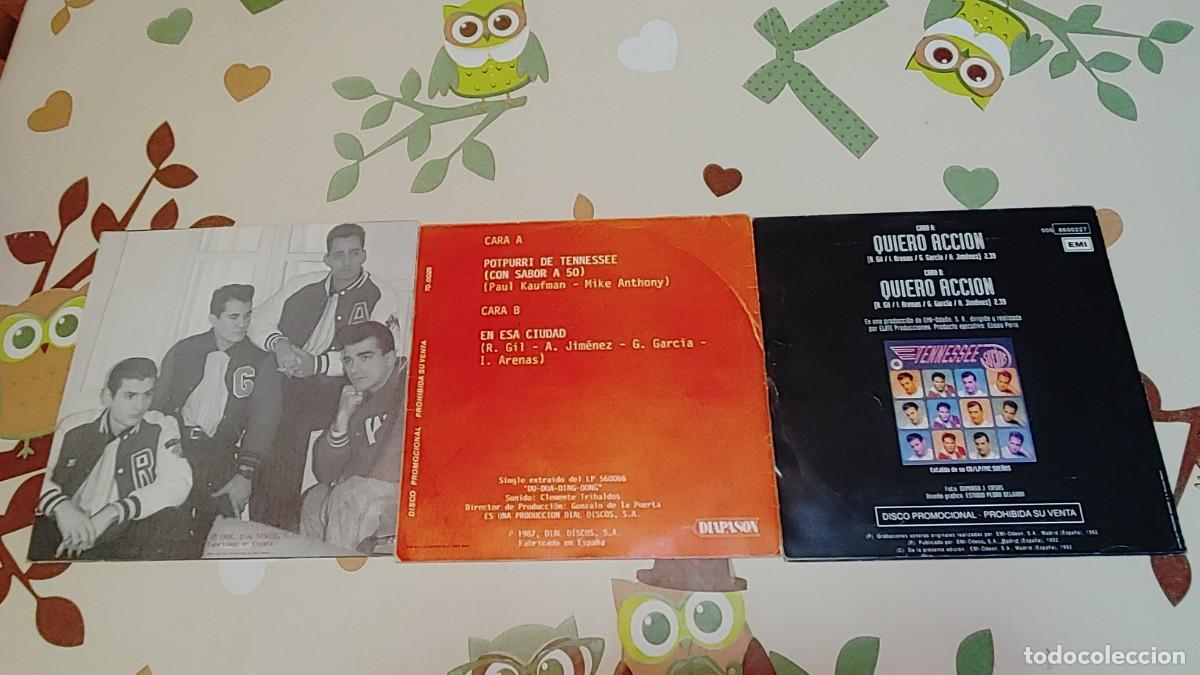 Discos de vinilo: TENNESSEE,LOTE DE 3 SINGLE - Foto 2