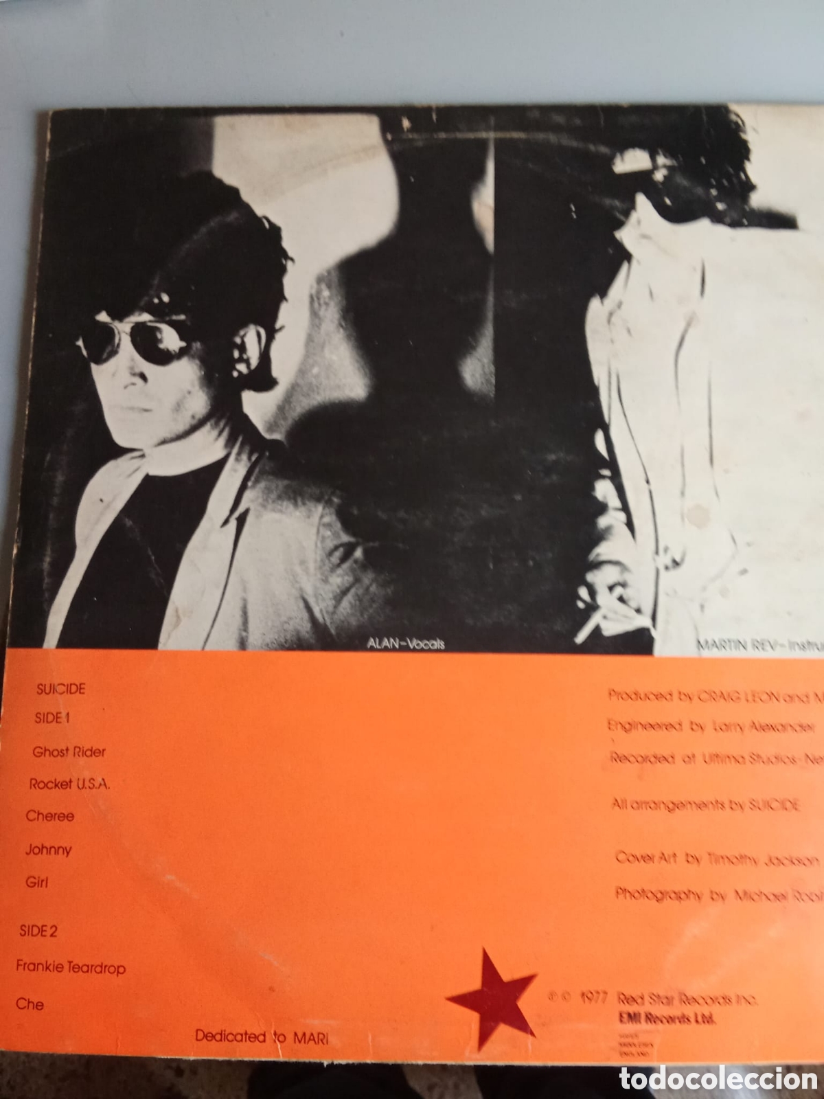 Discos de vinilo: SUICIDE - SUICIDE - UK - BRONZE - Ref BRON508 - JC - - Foto 3