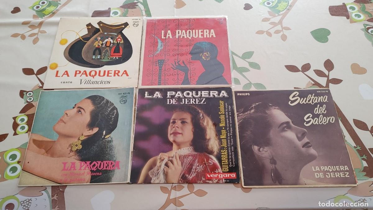 Discos de vinilo: LA PAQUERA-LOTE DE 5 EPS - Foto 1