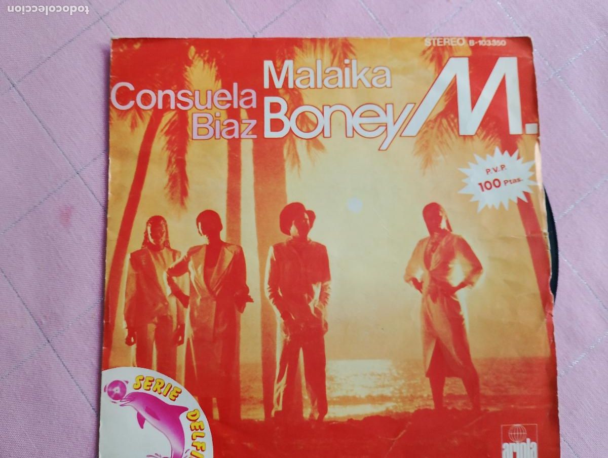 Discos de vinilo: Boney M. &ndash; Malaika / Consuela Biaz, 1981 - Foto 2