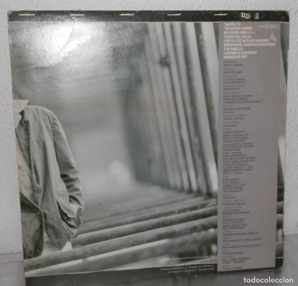 Discos de vinilo: DISCO LP DE VINILO DE EROS RAMAZZOTTI - Foto 2