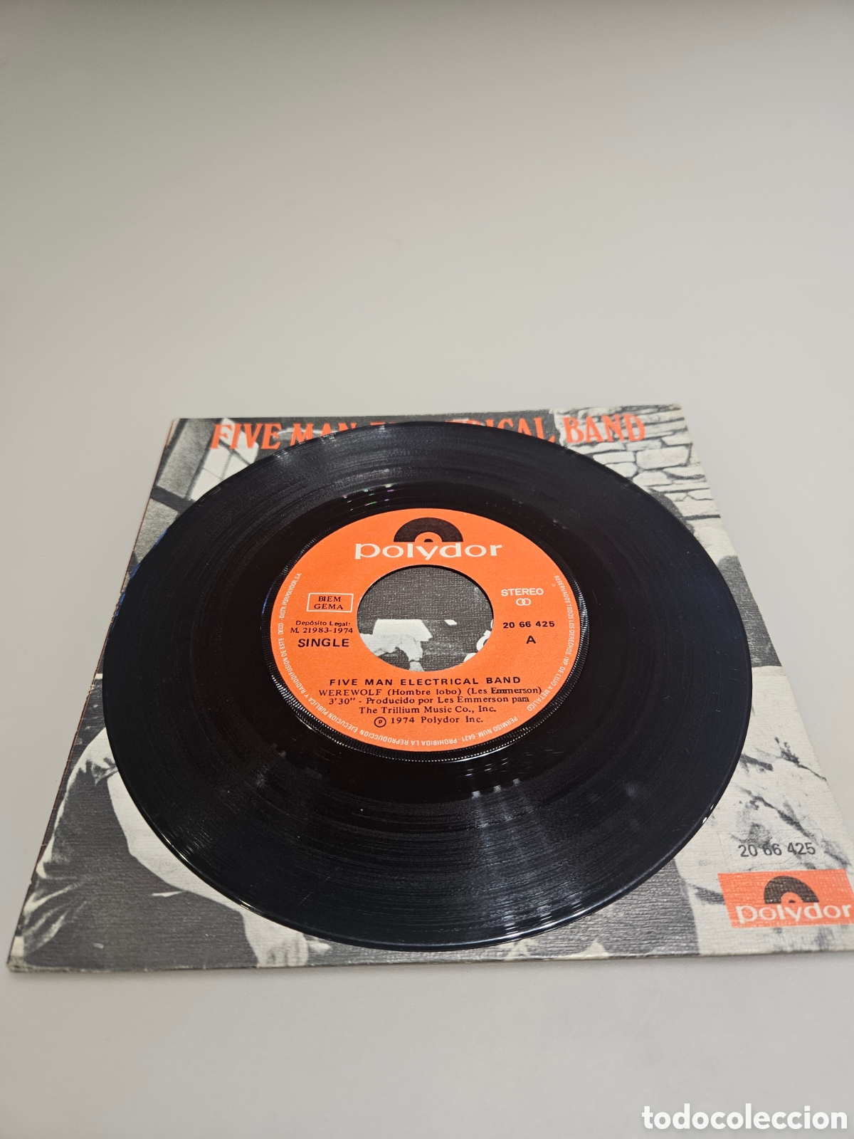 Discos de vinilo: VINILO FIVE MAN ELECTRICAL BAND 1974 - Foto 3