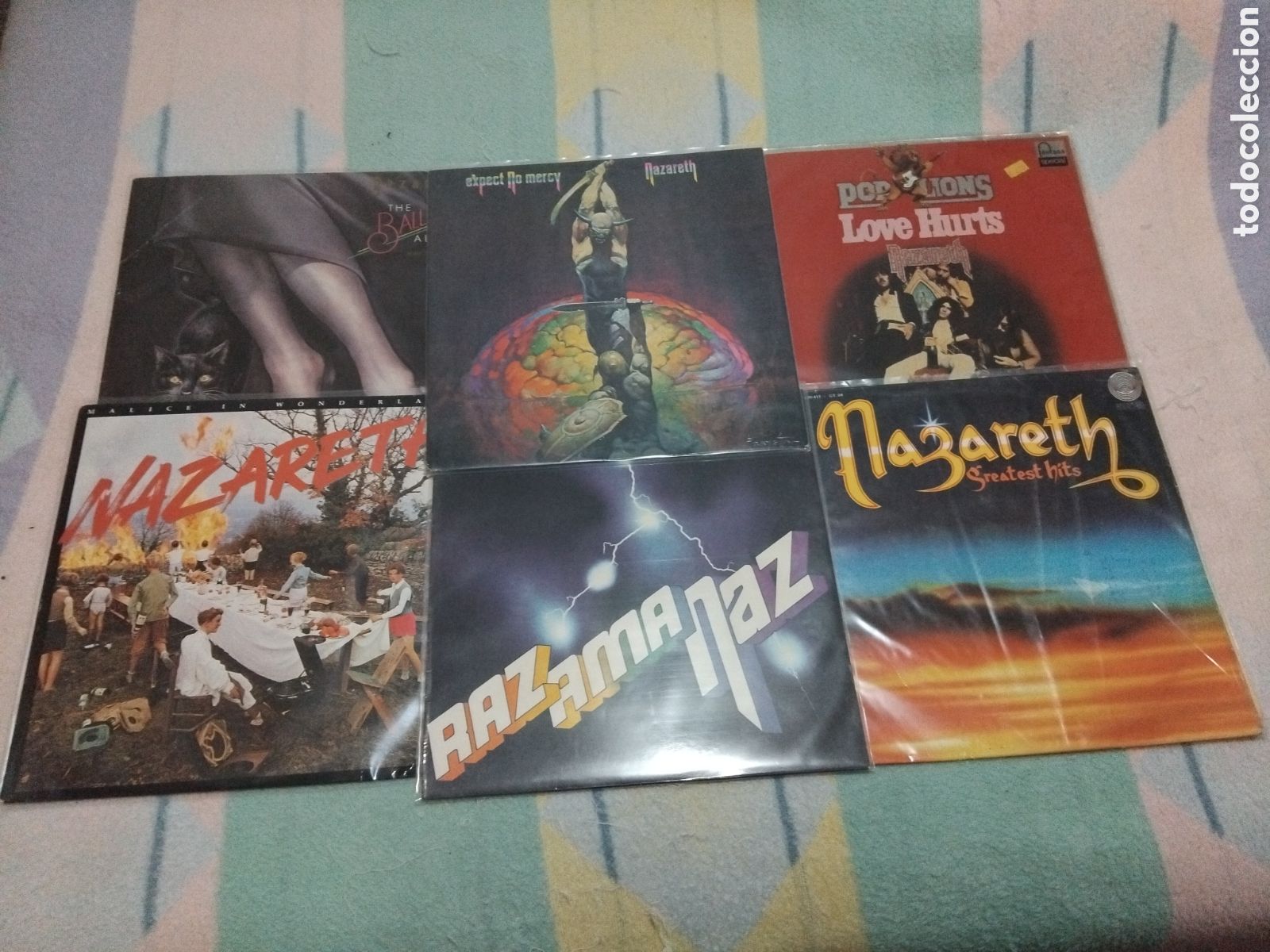 Disques de vinyle: Lote 6 Lps grupo Nazareth vinilo ( leer descripcion,)