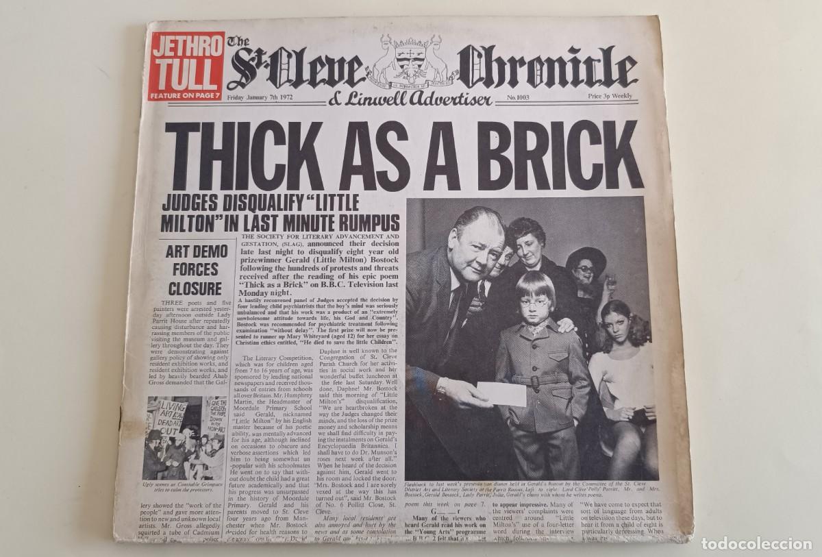 Discos de vinilo: Jethro Tull &ndash; Thick As A Brick - Foto 1
