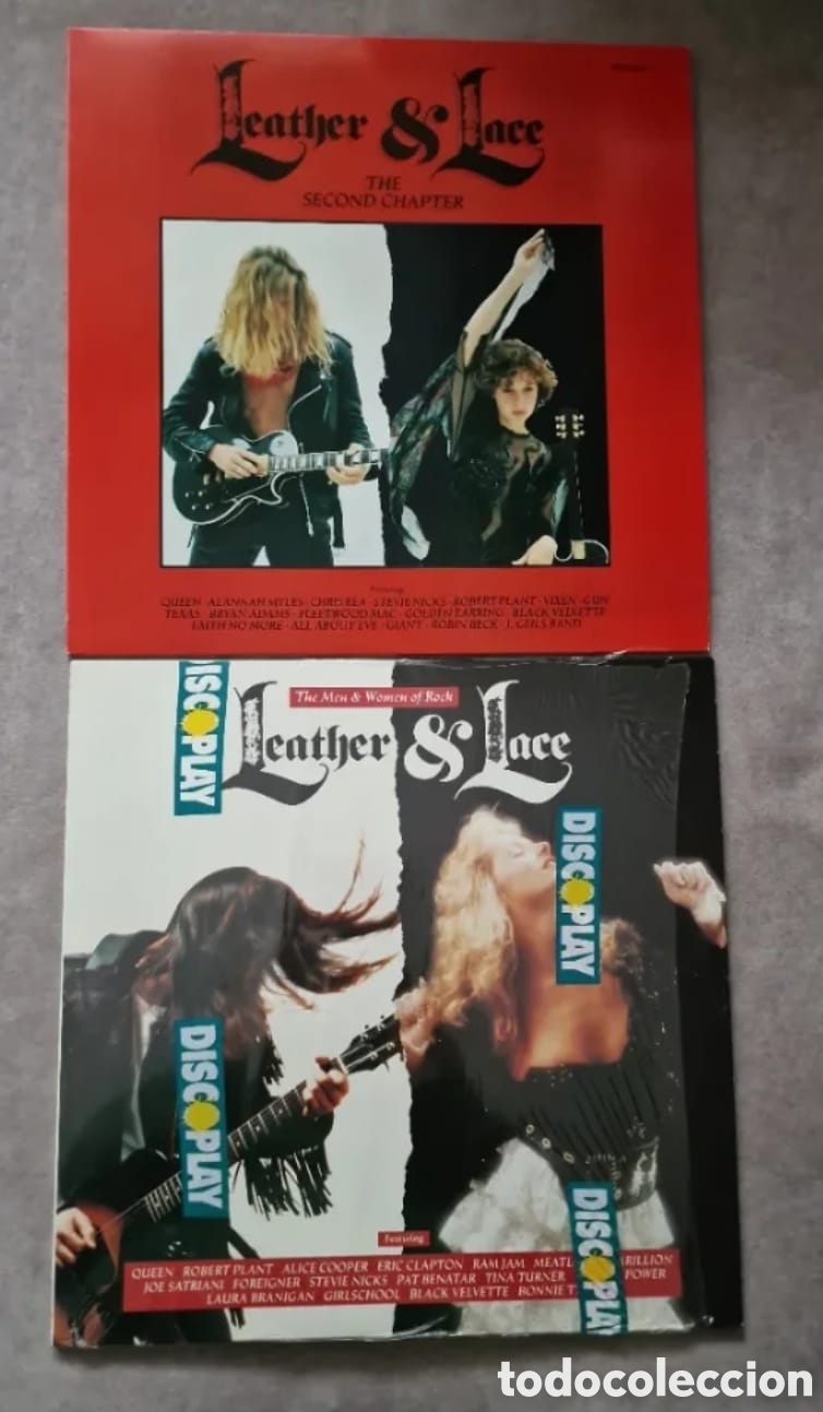 Discos de vinilo: 2 lps Leather & Lace - Foto 2