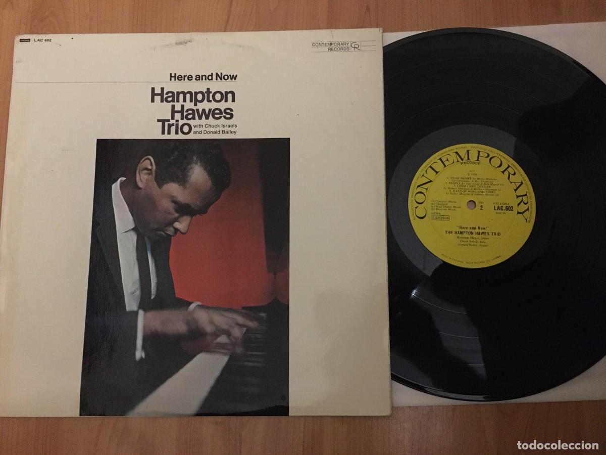 Discos de vinilo: HAMPTON HAWES TRIO &rdquo;Here and Now&rdquo; 1966. UK - Foto 1