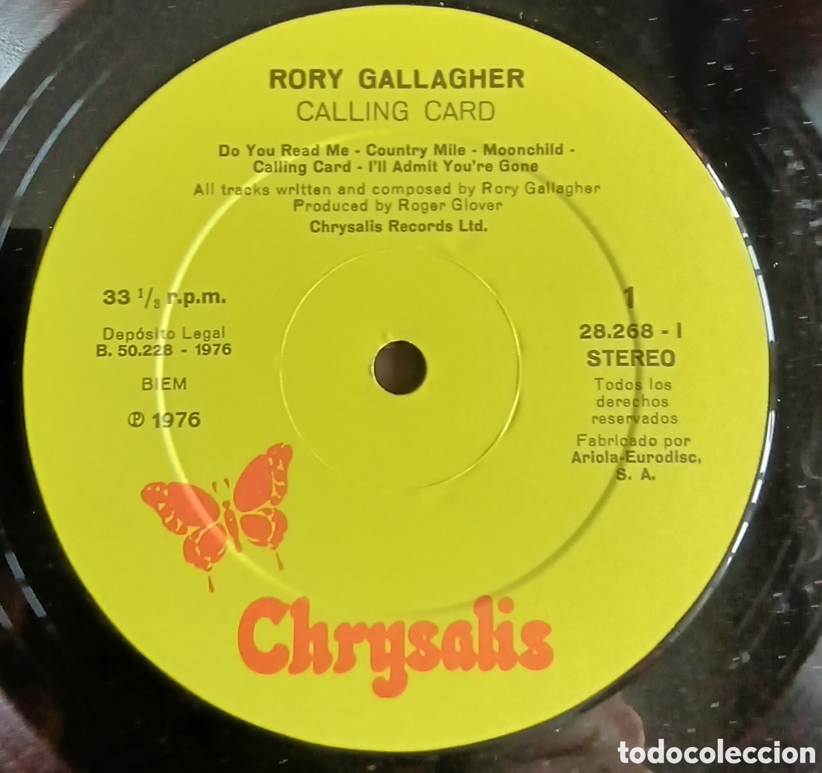 Discos de vinilo: RORY GALLAGHER CALLING ///Espa&ntilde;a 1976 impecable (vg++/ex) - Foto 2
