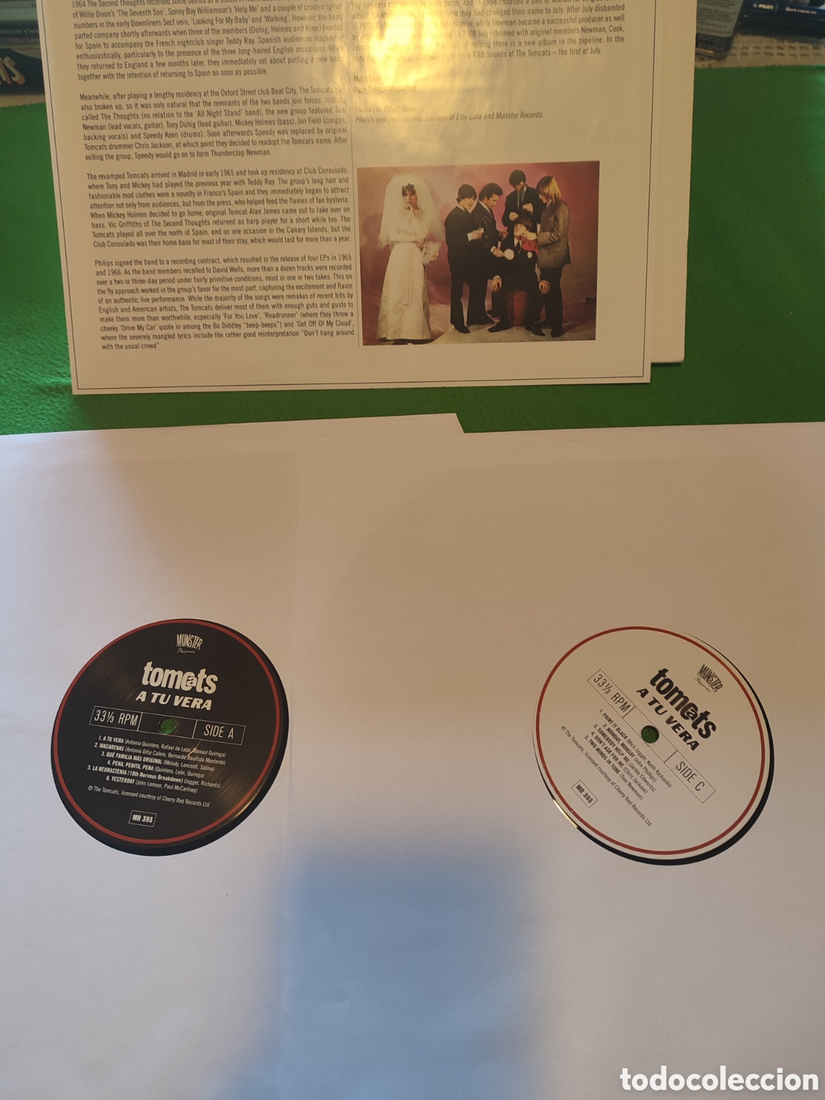 Discos de vinilo: Tomcats - A tu vera Dos Lps - Foto 3