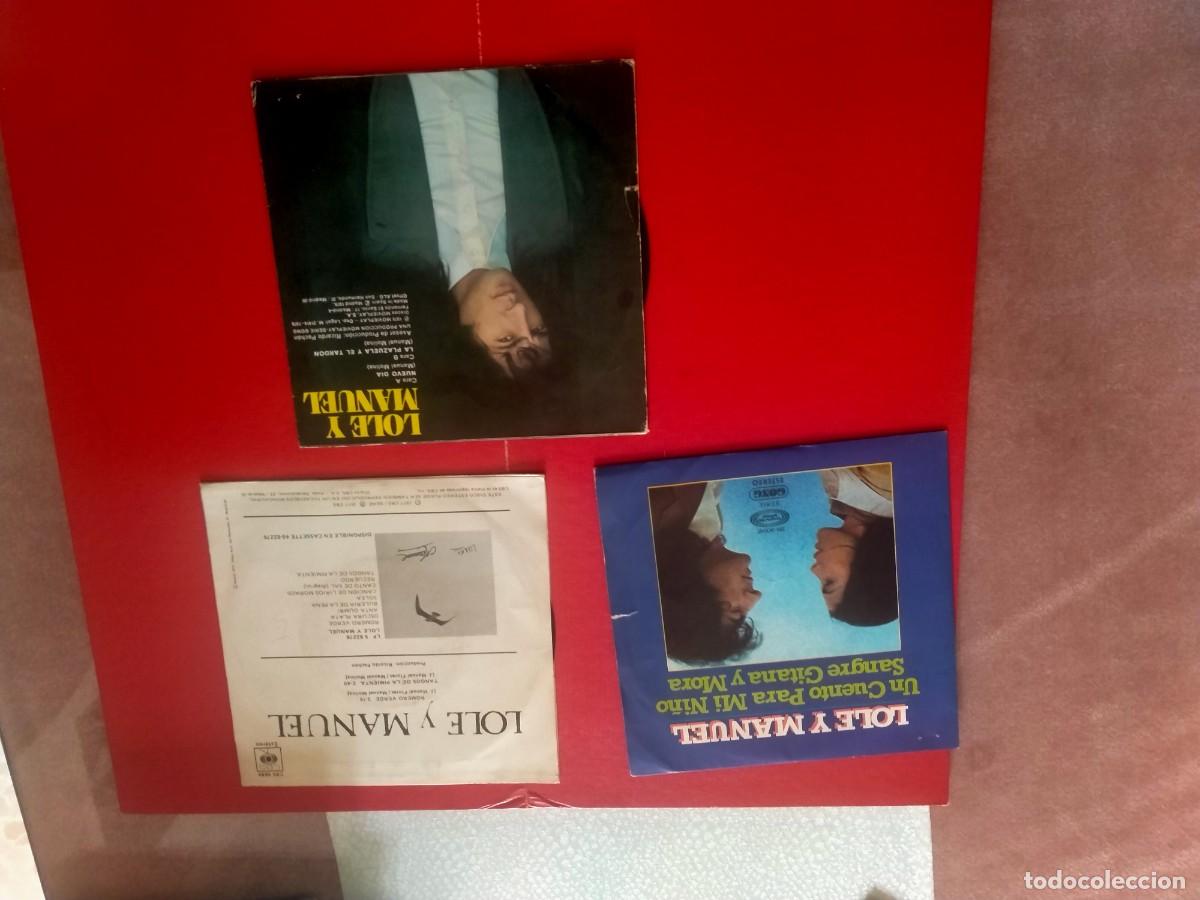 Discos de vinilo: vinilos single de lole y manuel - Foto 2