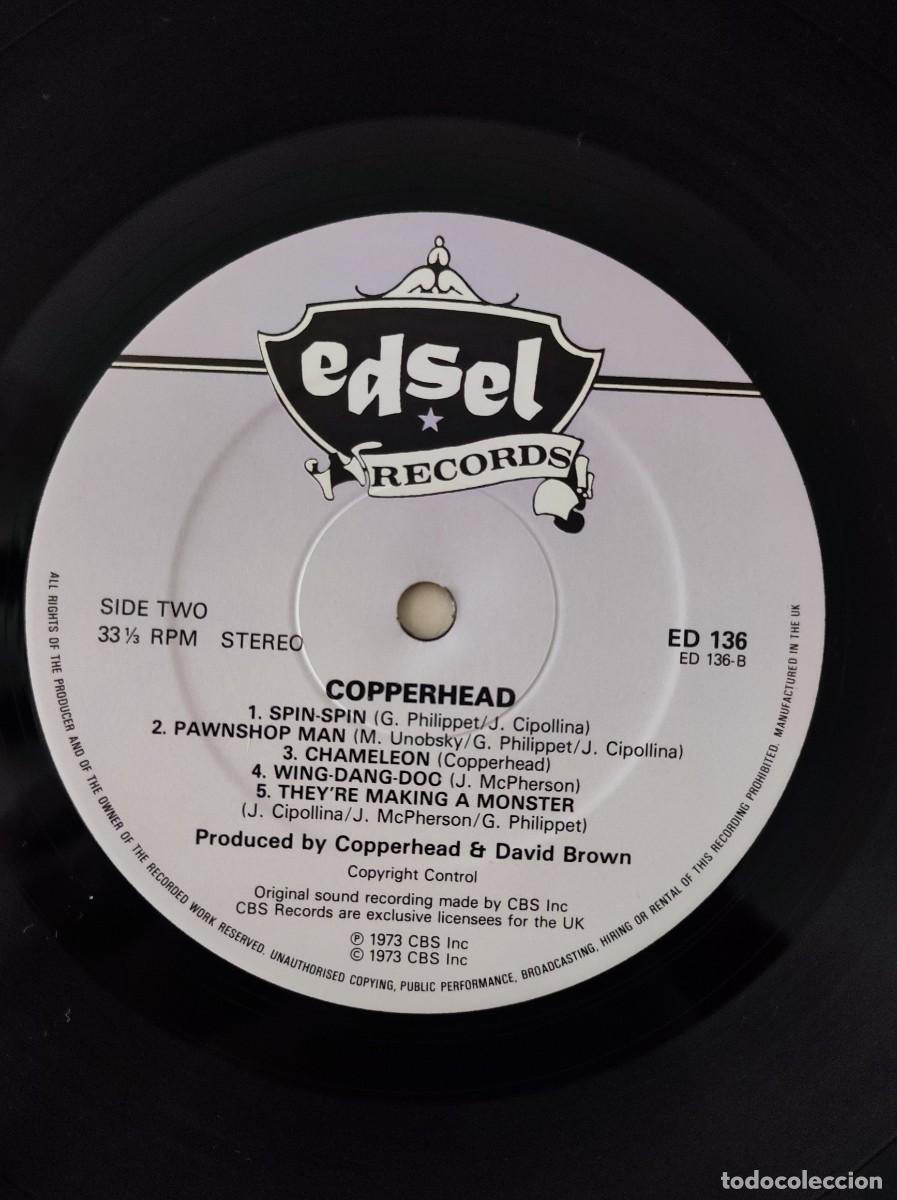 Discos de vinilo: Copperhead &ndash; Copperhead (1984) Import England - Foto 6