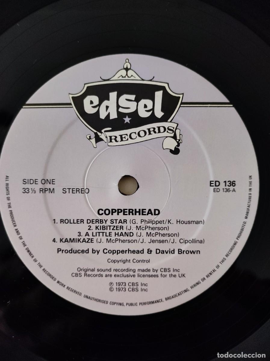 Discos de vinilo: Copperhead &ndash; Copperhead (1984) Import England - Foto 8