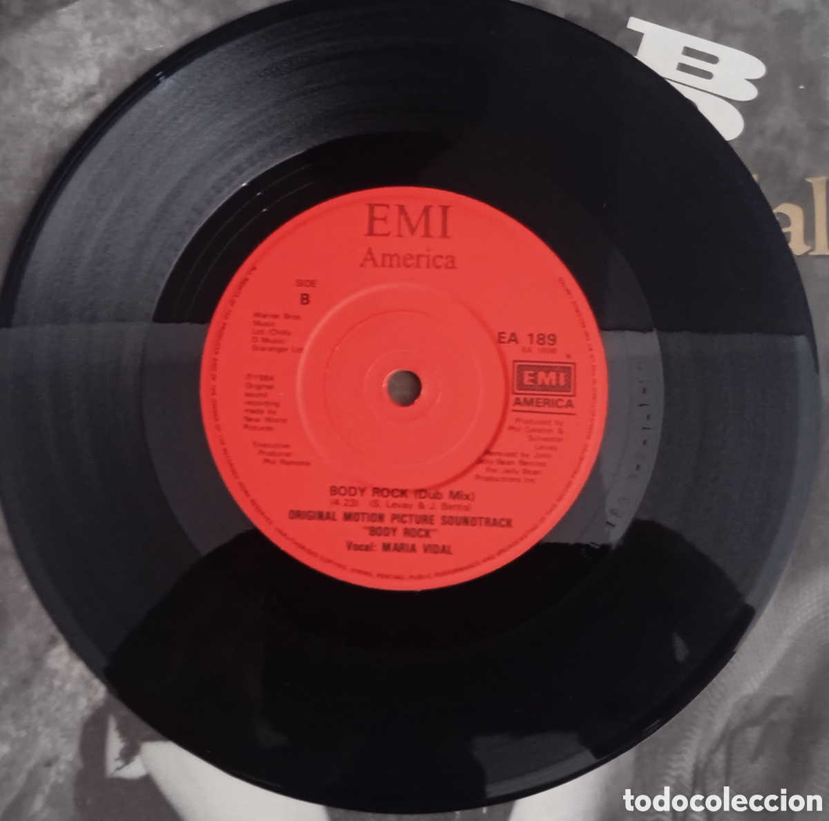 Discos de vinilo: MARIA VIDAL - Body rock (1984) disco de vinilo single - Foto 5